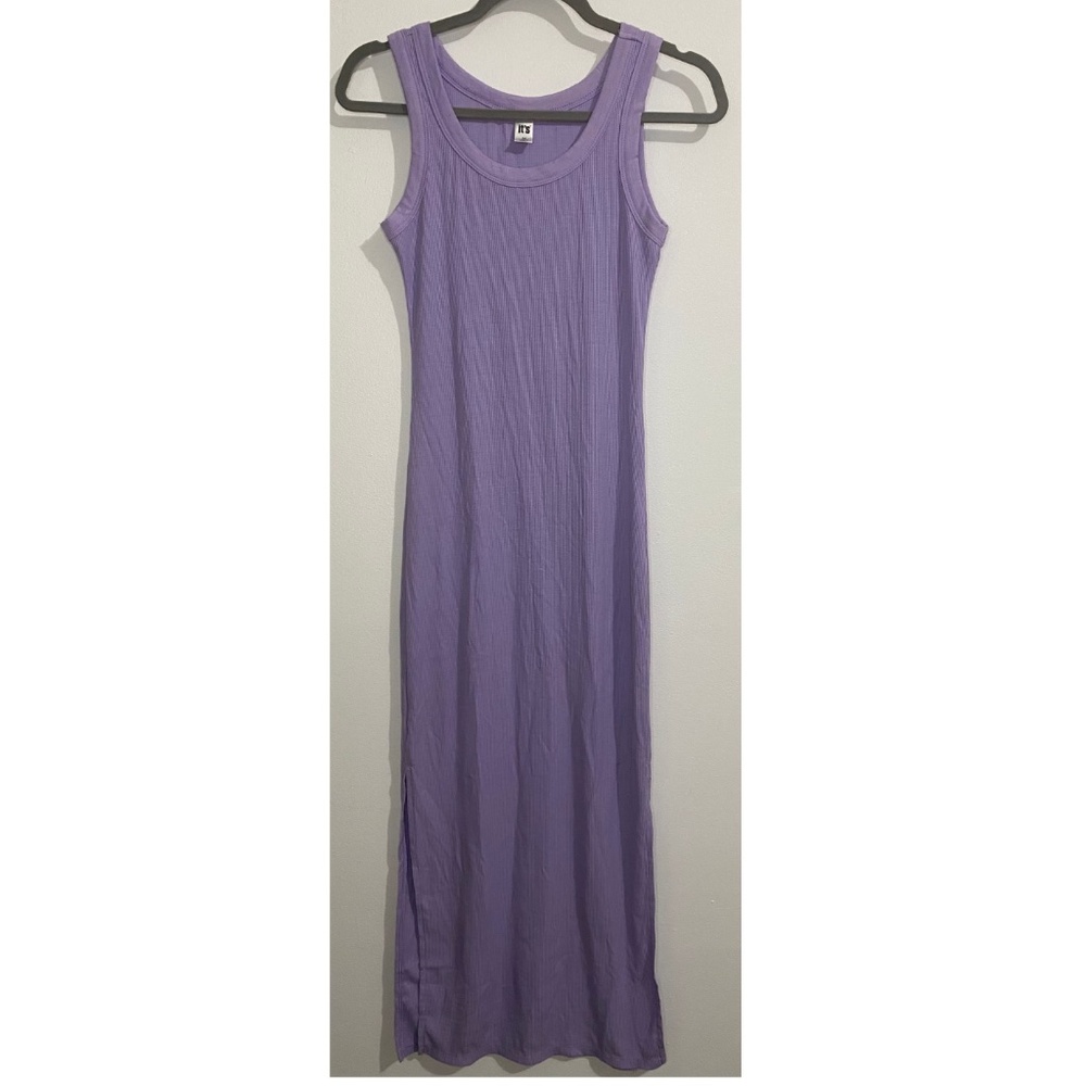 Sleeveless Ribbed Maxi Dress